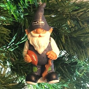 Official Seattle Sea Hawk Christmas Gnome elf.